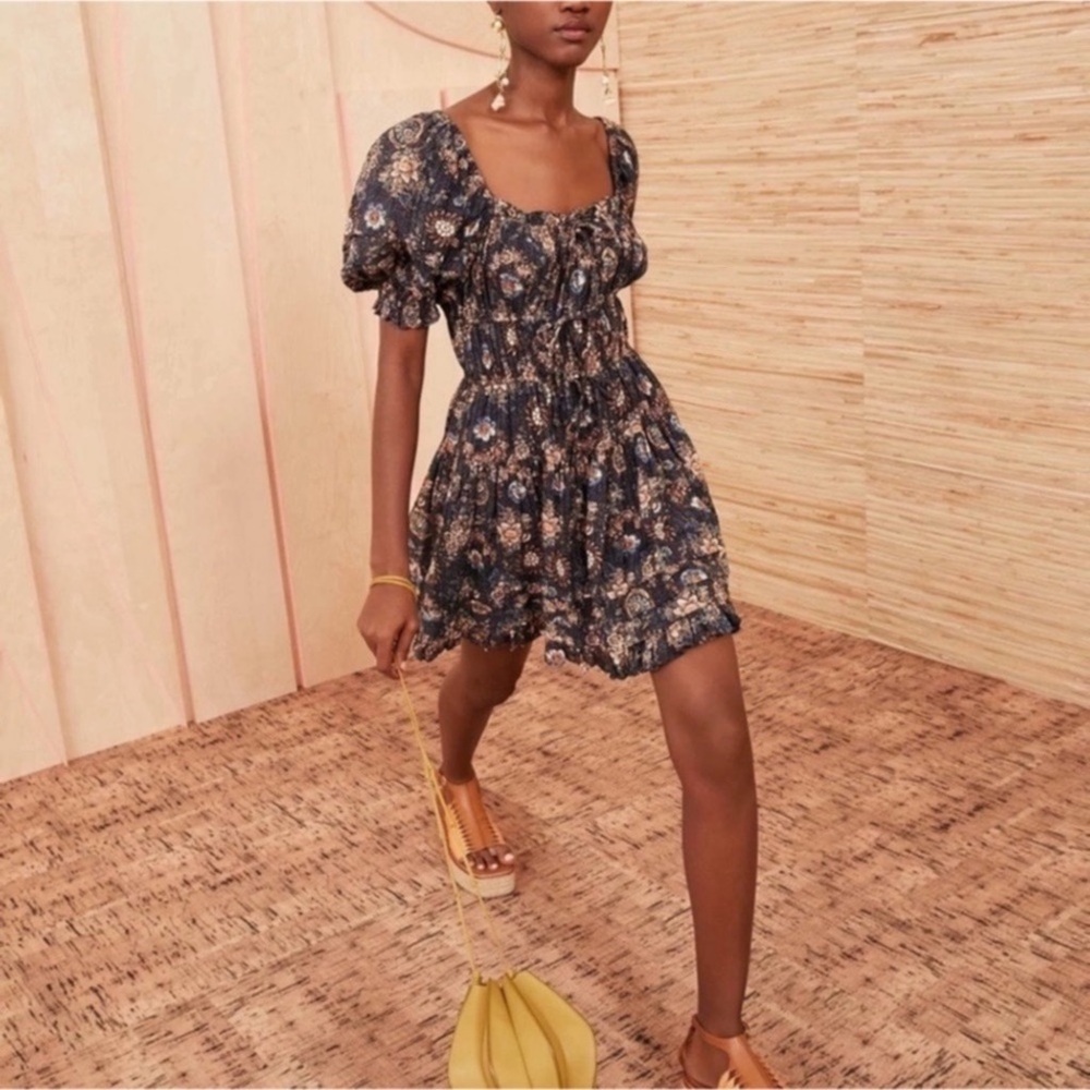 ULLA JOHNSON juniper dress in twilight Sz 16